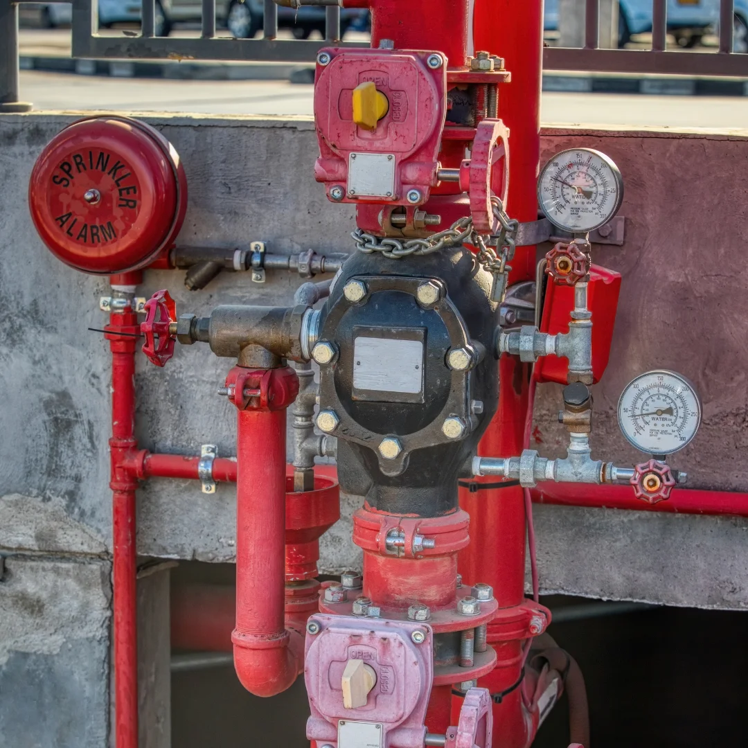 a set of deluge valve in fire protection system